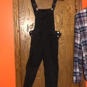 Black overalls